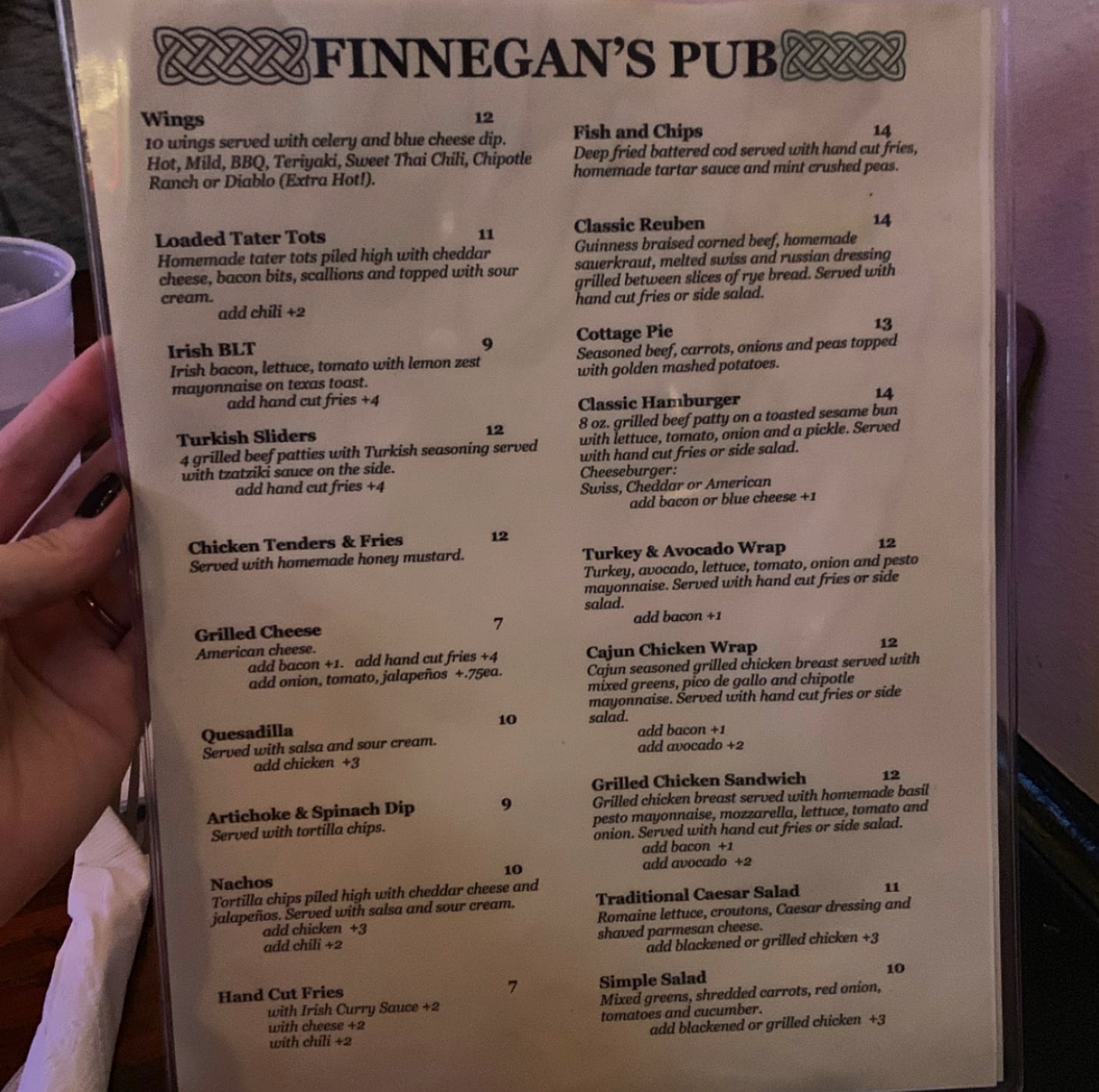 finnegans pub hoboken