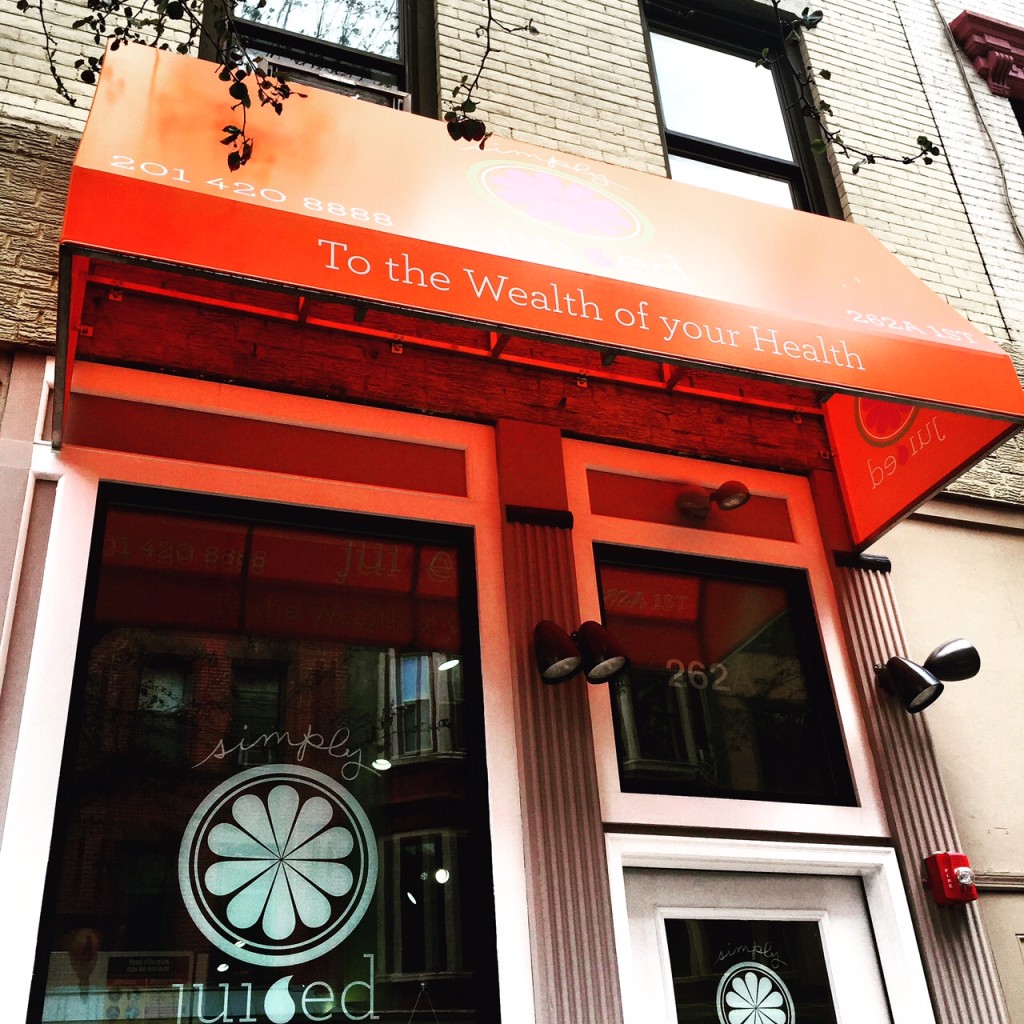 simply juiced juice bar hoboken girl