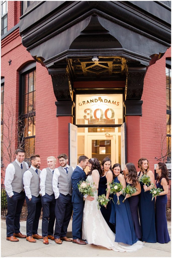 hoboken wedding bridesmaids grand vin