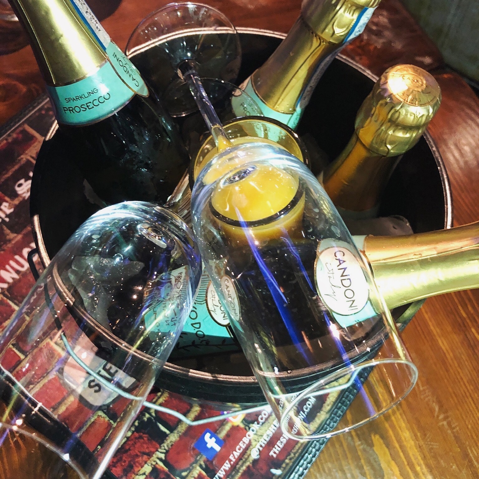 the shep prosecco bucket